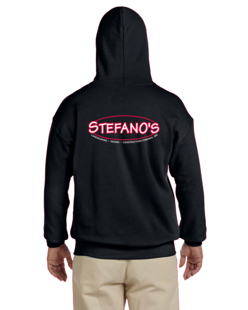 Gildan 50/50 Blend Hoodie - Black - Image 2